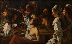Kártya és Backgammon játékosok. Harc a kártyákért, 1620-1629