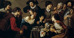 Le charlatan – Theodore Rombouts (1597-1637) hájasmentője
