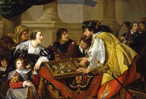 The Backgammon Players, 1634