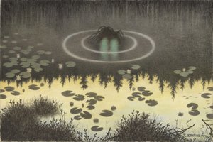 A Víz Sprite alkotó: Theodor Kittelsen