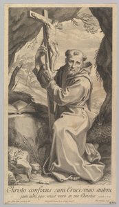 Szent Ferenc . alkotó: Theodor Verkruys