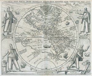 Amerika térképe, 1590-1601