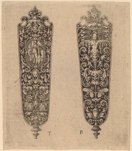 Dísz a kés nyeléhez alkotó: Theodor de Bry