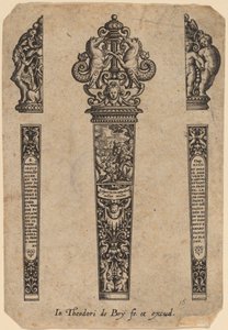 Dísz a kés nyeléhez alkotó: Theodor de Bry