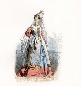 Roxelane vagy Russelazie, vagy Hurrem (szül. Anastasia Lisovska, 1500-1558 körül), I. Szolimán, a Nagyszerű (1494-1566) rabszolgája és felesége – Roxelana, Theodore de Bry nyomán Csodálatos Szulejmán szultán felesége