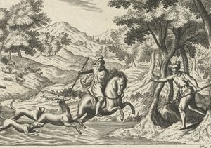 Szarvasvadászat alkotó: Theodor van Merlen (II)