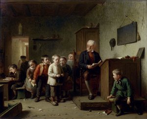 Az osztályterem, 1872 alkotó: Theodore Bernard de Heuvel