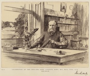 A nap hírességei, Sir John Lubbock, Baronet, parlamenti képviselő, DCL, FRS, LLD