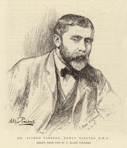 Alfred Parsons, újonnan megválasztott ARA alkotó: Theodore Blake Wirgman