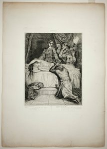 Oh! Oh! Oh! Oh!, tizennégyes tábla az Othellóból. alkotó: Théodore Chassériau