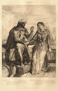 Othello-szvit: 2. szám (1. felvonás, 3. jelenet: Othello Desdemonával beszél) alkotó: Théodore Chassériau