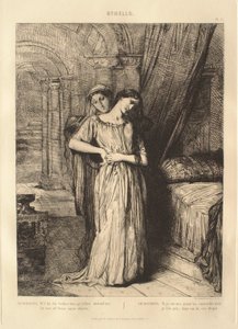 Othello-szvit: 8. szám (4. felvonás, 3. jelenet: Desdemona és Emilia) alkotó: Théodore Chassériau