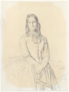 Madame Gabrielle Marcotte de Quivières portréja alkotó: Théodore Chassériau