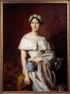 Mademoiselle de Cabarrus (Marie-Therese de Cabarrus) portréja. Theodore Chasseria (1819-1856) festménye alkotó: Théodore Chassériau