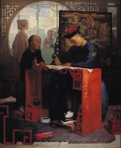 A fiatal kínai írnok alkotó: Theodore Delamarre
