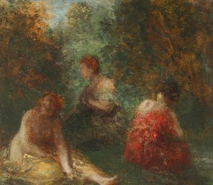 Die Badenden, ca. 1871-74 von Theodore Fantin-Latour