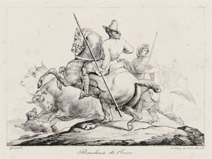 Római hentesek (Roman Butchers) alkotó: Theodore Gericault