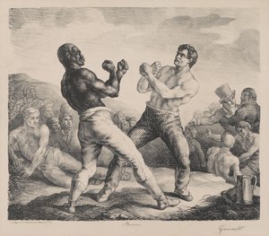 Boxerek (Boxers) alkotó: Theodore Gericault