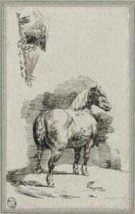 Pöttyös szürke ló (A Dapple-Gray Horse) alkotó: Theodore Gericault