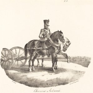 Ardennek lovak alkotó: Theodore Gericault