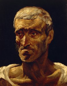 Hajótörött ember feje alkotó: Theodore Gericault