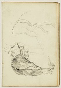 Ló-tanulmányok alkotó: Theodore Gericault