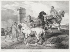 Lovak úton a vásárra alkotó: Theodore Gericault