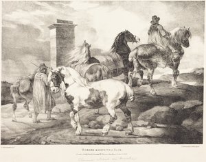 Lovak úton a vásárra alkotó: Theodore Gericault