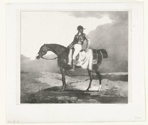 Jockey egy angol telivér lovon alkotó: Theodore Gericault