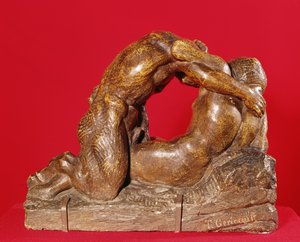 Jupiter és Antiope (első oldal), 1818 körül (kő, barna patinás)