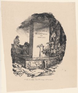 „Az itató” – a „Nagy lovak” címlapja – lovakról készült tanulmányok (The Watering Trough, Title Page for Studies of Horses or The Large Horses) alkotó: Theodore Gericault
