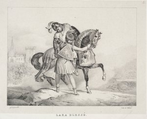Lara sebesült alkotó: Theodore Gericault