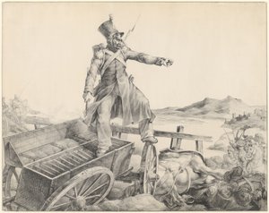 A tüzérségi szekér (Artillery Caisson) alkotó: Theodore Gericault