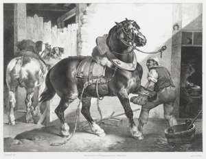 A francia kovács (The French Blacksmith) alkotó: Theodore Gericault