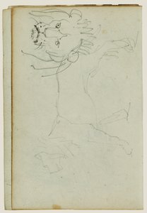 Sétáló oroszlán, oroszlánarc alkotó: Theodore Gericault