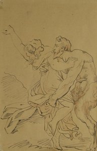 Nimfa és Szatír alkotó: Theodore Gericault
