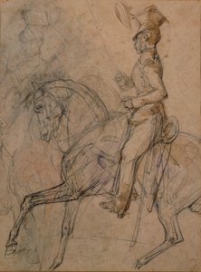 A lengyel Lancers tisztje alkotó: Theodore Gericault