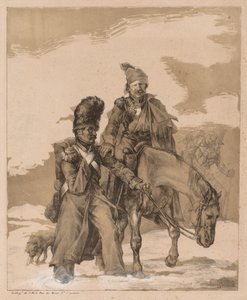 Visszatérés Oroszországból alkotó: Theodore Gericault