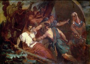Lázadás egy vitorlás hajón alkotó: Theodore Gericault