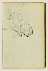 Ülő szarvas alkotó: Theodore Gericault