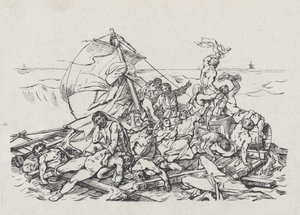 A Meduse hajótörése, 1820 alkotó: Theodore Gericault