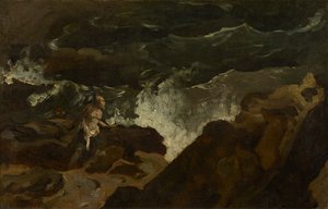 Hajótörés a parton (A vihar) alkotó: Theodore Gericault