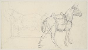 Lóvázlat alkotó: Theodore Gericault