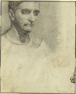 Egy férfi tanulmánya [hátoldal] alkotó: Theodore Gericault