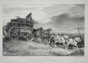 A szénszállító vagon alkotó: Theodore Gericault