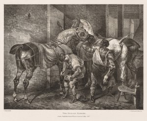 Az angol patkolókovács alkotó: Theodore Gericault