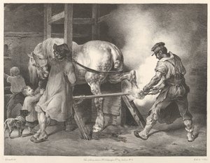A flamand patkoló alkotó: Theodore Gericault