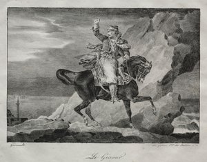 A Giaour, 1820. alkotó: Theodore Gericault