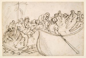 A „Medúza” tutaj túlélőinek megmentése alkotó: Theodore Gericault