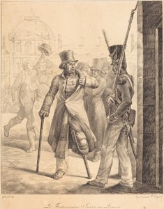 A svájci őrszem a Louvre-ban alkotó: Theodore Gericault